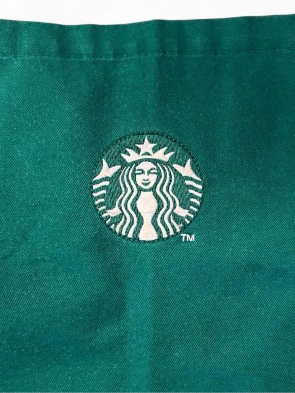 Starbucks Green Work Apron with Front Logo